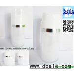 #ปั้มขาว#ขวดสุญญากาศสีขุ่นใสโปร่งแสงฝาครอบใส 50ml
