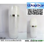#ปั้มขาว#ขวดสุญญากาศสีขุ่นใสโปร่งแสงฝาครอบใส 80ml