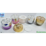 กระปุกกลมสี/ฝาเพชรสี 10g