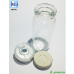 ขวดแก้วใสคอนแทคเลนส์  10 ml