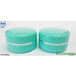 ตลับครีมพลาสติก 3-5 กรัม สีเขียวอ่อนๆ