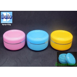 กระปุกพลาสติก kpop 5กรัม ฟ้า-ชมพู-เหลือง Plastic jars