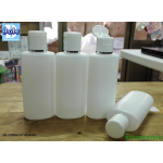 ขวดพลาสติกแชมพู สีขาวทึบฝาป๊อกแป๊ก ขนาด 120 ml  4ออนซ์