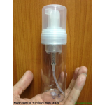 ขวดพลาสติก ปั้มมูซใส  ขนาด 150 ml