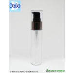 ขวดพลาสติกไหล่ตัด sa-30ml ผอม +ปั้มเจลดำของน้ำตาล