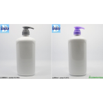ขวดpet ทรง RY เหลี่ยม 1000ml + pump D คอ33