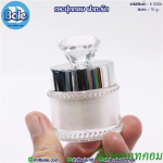 กระปุกอะคริลิคทรงกลม 10 กรัม สีขาว