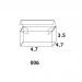 	box006     กล่องกระดาษ 4.7x4.7x3.5