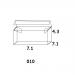 กล่องกระดาษ7.1x7.1x4.3