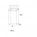 	box011(L)     กล่องกระดาษ 6x3.5x8.4
