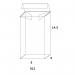 กล่องกระดาษ 5x5x14.5