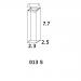 	box013(L)     กล่องกระดาษ 2.6x2.6x8.5