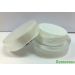 กระปุกกลมตรง สีขาวมุก ขอบขลิบ 15g