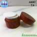  k0007-5g ลายไม้เข้ม กระปุก,กระปุกครีม,กระปุกสปา,กระปุกสคับ,กระปุกพลาสติก,spa,bottle