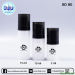 db80-10ml ขุ่น ฝาดำ     ขวดปั้มสุญญากาศ สีขุ่น ฝาดำ 10ml