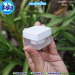 กระปุกอะคริลิคทรงเหลี่ยม 10 กรัม สีขาว
