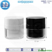 กระปุกครีมสูญญากาศ ทรงกลม สีขาว ขนาด15g.