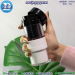 กระปุกครีมสูญญากาศ ทรงกลม สีดำ ขนาด30g.