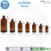 ขวดแก้วอโรมาชาใส 050 ml Essencial oil bottle transparent Brown 50ml