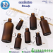 ขวดอโรมาชาขุ่น 005 ml Essencial oil bottle Frosted Brown 5ml