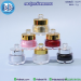 กระปุกครีม กะรัตทรงกลม K0379 สีเงิน ฝาเงิน ขนาด 5 กรัม