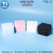 กระปุกพลาสติก ทรงเหลี่ยม K0407 สีฟ้า ขนาด 50 กรัม