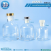 ขวดแก้วรงกลม + จุกปิด ขนาด 50ml. 90ml. 140ml.