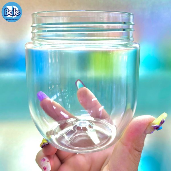 ขวดปั๊มก้นโค้งมน 350ml. pet-093