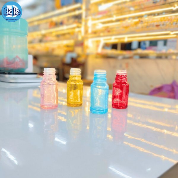 ขวดแก้วอโรม่าฟ้าอ่อนใส 10ml. jybs