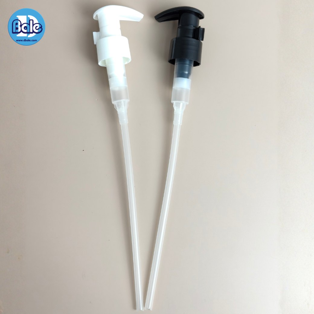 หัวปั้ม ทรงหัว D ล็อกซ้ายขวา pump0039 คอ 28 มม. สีดำ ขาว