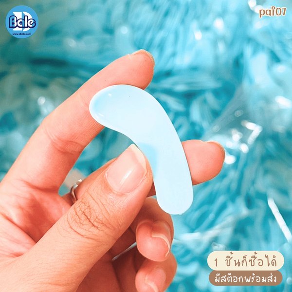 ไม้พายโค้งซานต้า สีพาสเทล 39mm. pai07