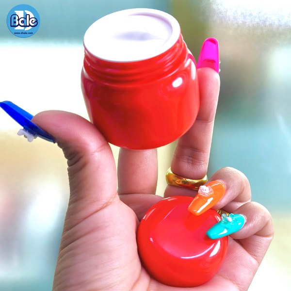 กระปุกโมจิ สีแดง, ขาว, ชมพู, ม่วง 15g. k0431