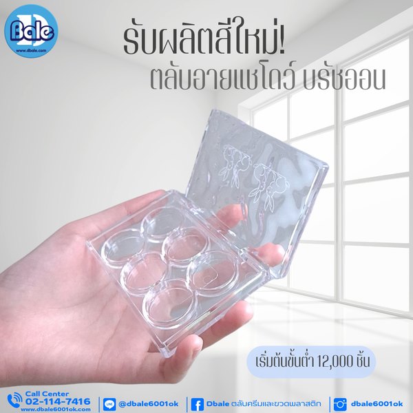 รับผลิตสีใหม่ตลับอายแชโดว์ บรัชออน