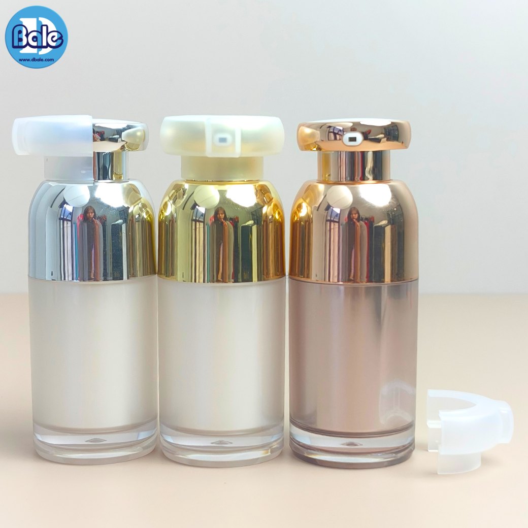 ขวดสุญญากาศ db30-R ขนาด 15 มล. (ขาวเงิน / ขาวทอง / พิงค์โกลด์)