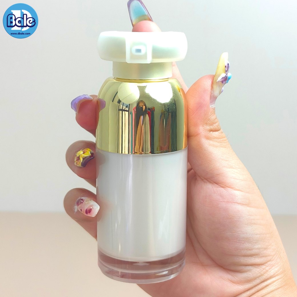 ขวดสุญญากาศ db30-R ขนาด 15 มล. (ขาวเงิน / ขาวทอง / พิงค์โกลด์)