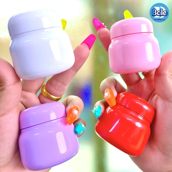 กระปุกโมจิ สีแดง, ขาว, ชมพู, ม่วง 15g. k0431