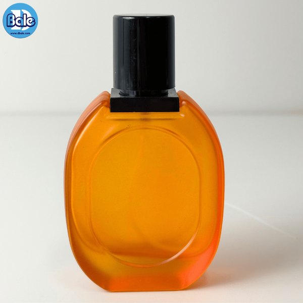 ขวดแก้วสเปรย์ทรงแบน สีแดง, ส้ม, น้ำเงิน jpf041 30ml.