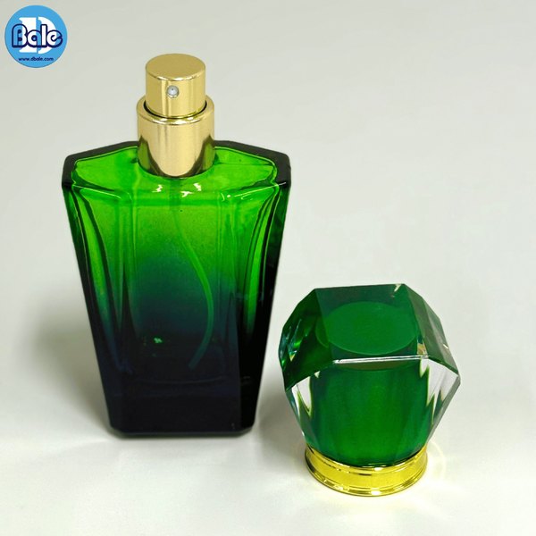ขวดแก้วน้ำหอมทรงเพชร สีน้ำเงิน, ม่วง, แดง, ส้ม, เขียว, ชมพู jpf187 30ml.