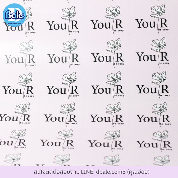 รับทำสติ๊กเกอร์ ติดฉลากสินค้าแบบเหลี่ยม