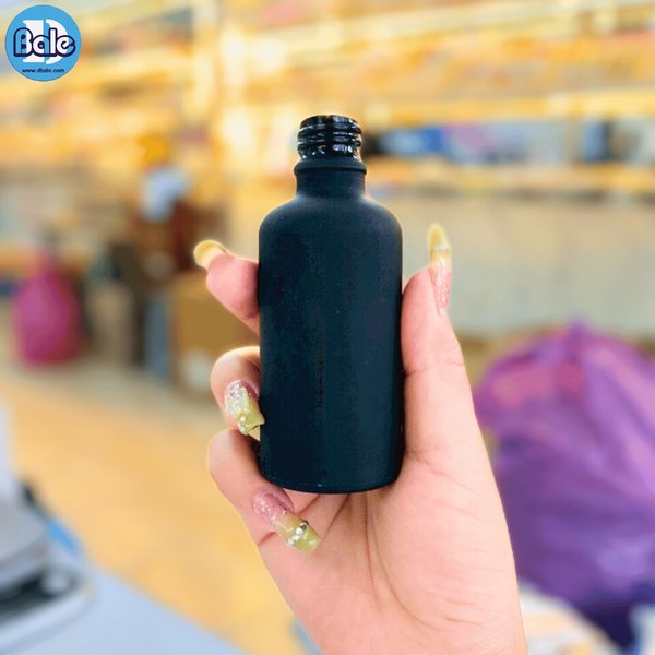 ขวดแก้วอโรมา สีดำขุ่น 5ml.,10ml.,15ml.,20ml.,30ml., 50ml.,100ml. jyblf