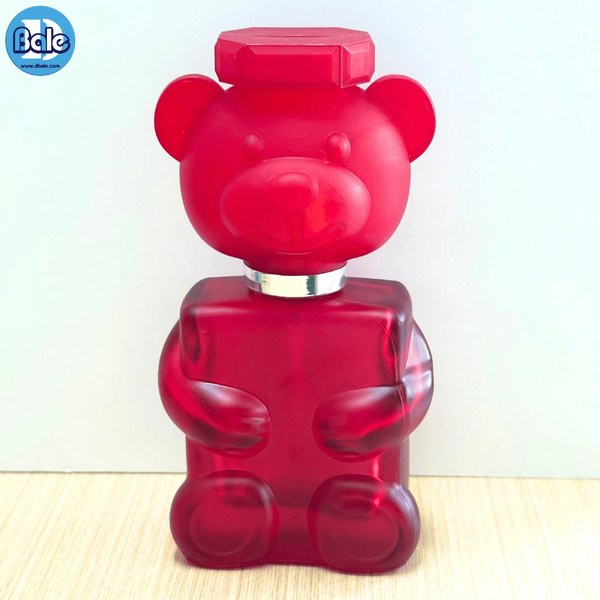 ขวดน้ำหอมหมี สี แดง, เหลือง, เขียว, ชมพู, ขุ่นใส jpf197 30ml.