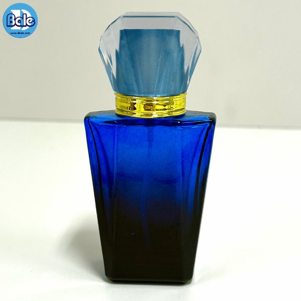 ขวดแก้วน้ำหอมทรงเพชร สีน้ำเงิน, ม่วง, แดง, ส้ม, เขียว, ชมพู jpf187 30ml.