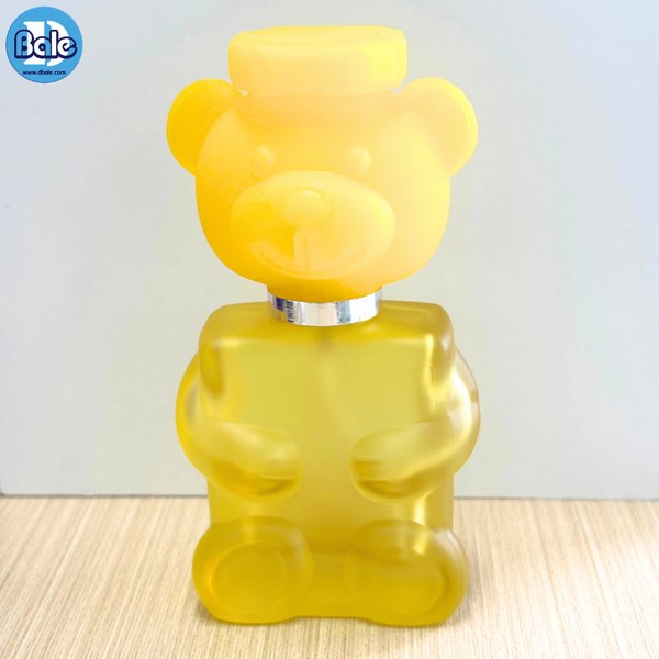 ขวดน้ำหอมหมี สี แดง, เหลือง, เขียว, ชมพู, ขุ่นใส jpf197 30ml.