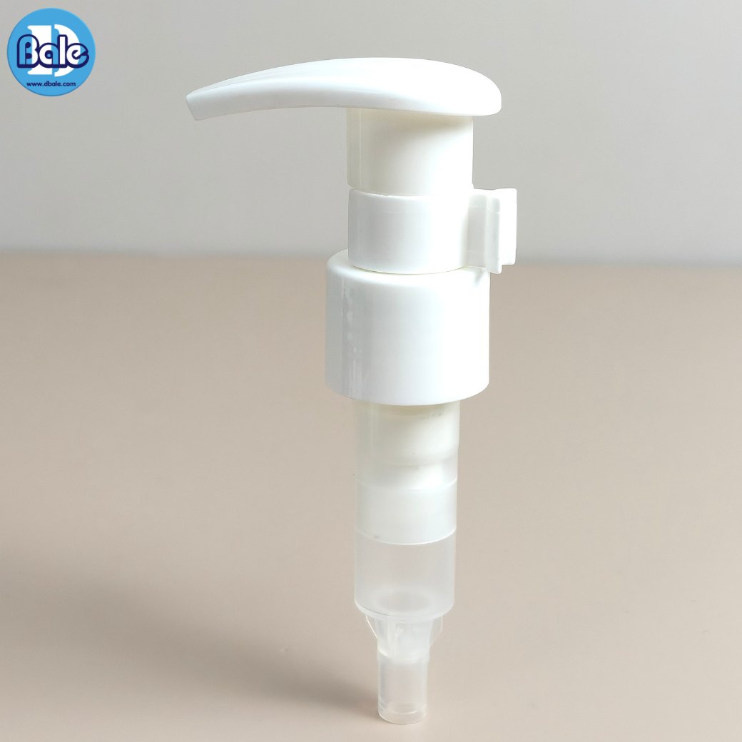 หัวปั้ม ทรงหัว D ล็อกซ้ายขวา pump0039 คอ 24 มม. สีดำ ขาว