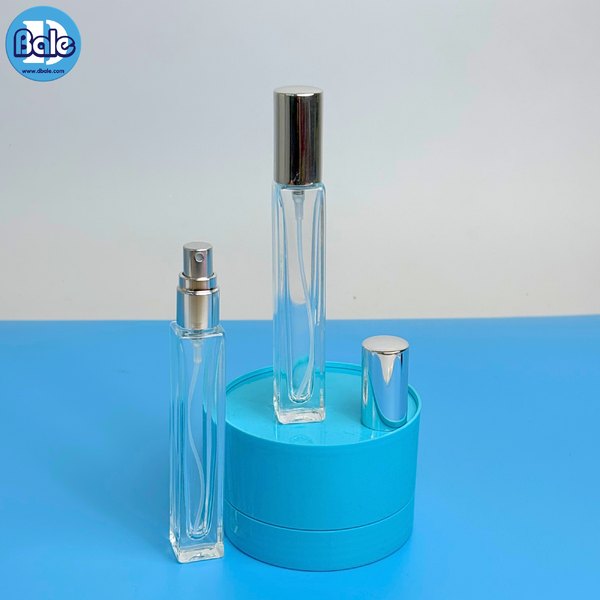ขวดแก้ว สเปรย์ สีใสทรงเหลี่ยม jpf246 10ml.