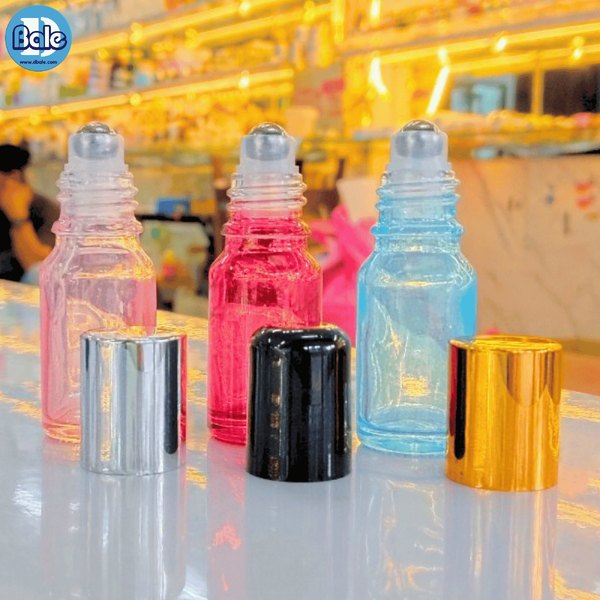 คอ 18mm. ลูกกลิ้ง ลูกกลิ้งเหล็กสีเงิน ใส่คู่กับขวดอโรม่า 18mm. LK19