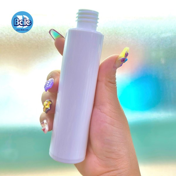 ขวดปั๊มยาสีฟัน(สุญญากาศ) สีขาวหัวปั๊มขาวฝาครอบใส db96 50ml.