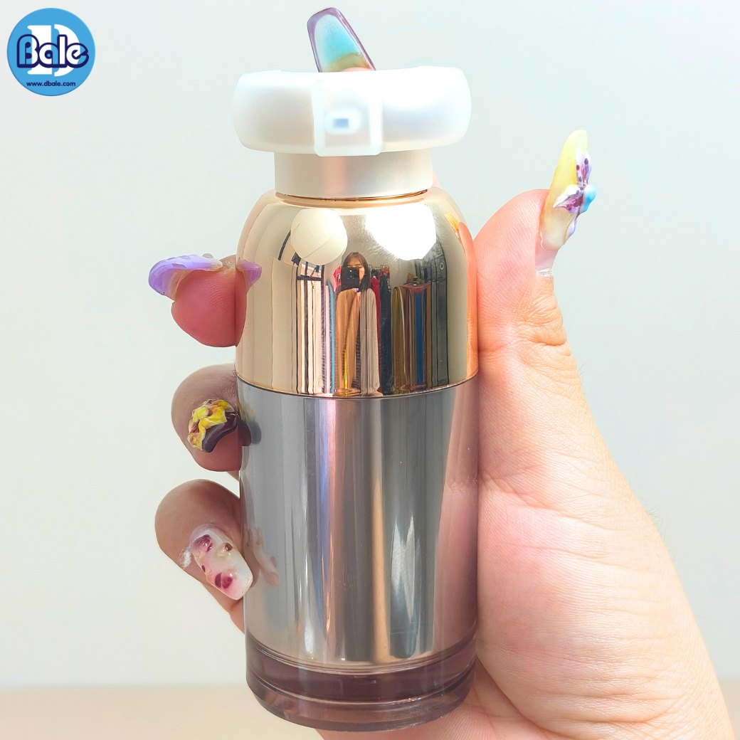 ขวดสุญญากาศ db30-R ขนาด 15 มล. (ขาวเงิน / ขาวทอง / พิงค์โกลด์)