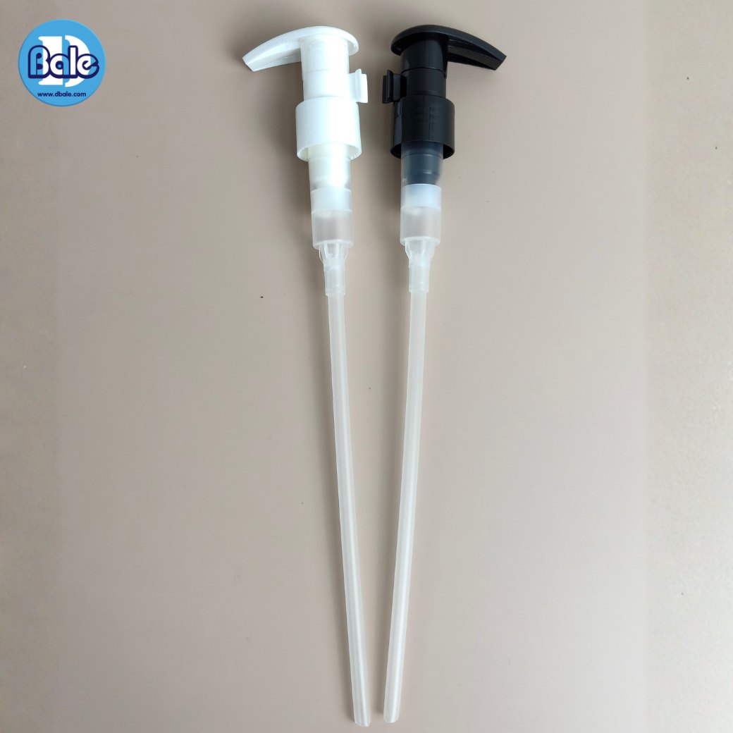 หัวปั้ม ทรงหัว D ล็อกซ้ายขวา pump0039 คอ 24 มม. สีดำ ขาว