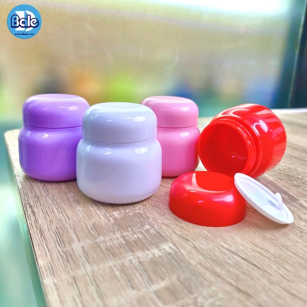 กระปุกโมจิ สีแดง, ขาว, ชมพู, ม่วง 15g. k0431